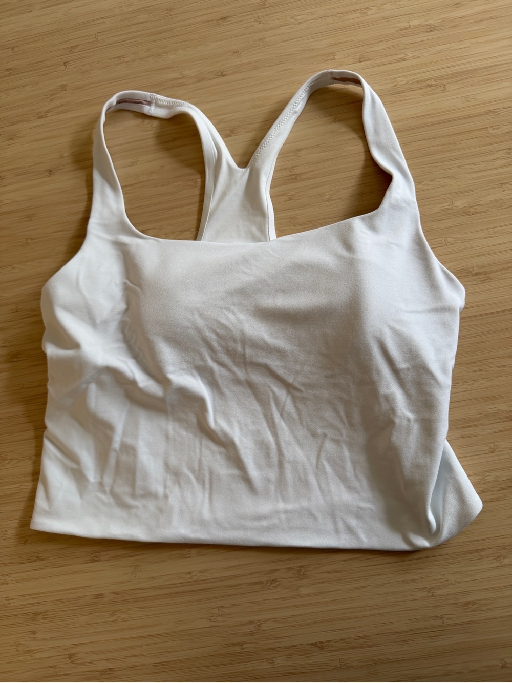 Nike White Racerback Tank Top